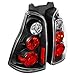 SPEC-D TUNING Black Tail Lights Compatible with 2003-2005 Toyota 4Runner, Left + Right Pair Assembly