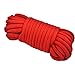 MASY BDSM Bondage Restraints 10m 32 Feet Long Japanese Rope Role Fun Game Play Kit Clothing Accessory (red)