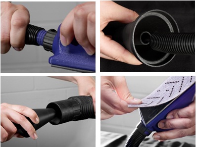 How to attach the 3M Clean Sand System Kit to a standard shop vacuum