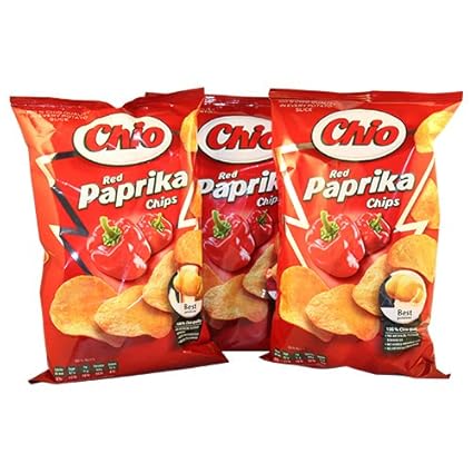 Amazon Com Chio Potato Crisps With Paprica Flavor 90g Pack Of 3 Amazon Com Chio Potato Crisps With Paprica Flavor 90g Pack Of 3