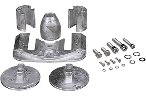Seachoice Anode Kit, Mercruiser Bravo III (2004-Present), Magnesium Fresh Water Use, Cadmium-Free, Environmentally Friendly