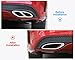 Pipe Throat Exhaust Outputs Tail Cover Trim For Mercedes benz W205 W213 W246 GLE GLC GLS W176 CLA