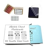 Beginner Ukulele Gift Pack (Chord Flashcards and Ukulele Chord Stamp and Pad)