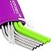 REGULAR SIZE Silicone Straws and Stainless Steel Straws Set - Reusable Straws for 30 oz Tumbler Yeti/Rtic - 6 Reusable Straws + 2 Brushes + 1 Purple Storage Pouch for Silicone and Metal Straws