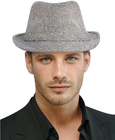 Women/Men's Classic Short Brim Manhattan Gangster Trilby Cap