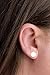 Tiny Round Dot Disc Stud Earrings in 925 Sterling Silver, Gold Vermeil, or Rose Gold Vermeil | Dainty Minimalist Earrings for Women (Sterling Silver, 8mm)
