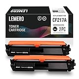 LEMERO Compatible Toner Cartridge Replacement for HP 17A CF217A to use with Laserjet Pro M102w Laserjet Pro MFP M130fw M130nw M130fn (2 Pack)