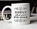 MAUAG Christmas Gifts Funny Coffee Mug, Passive Aggressive Coffee Lover Quiet Please Coffee Cup White, Best Father's Day and Mother's Day Gag Gifts, 14 Oz