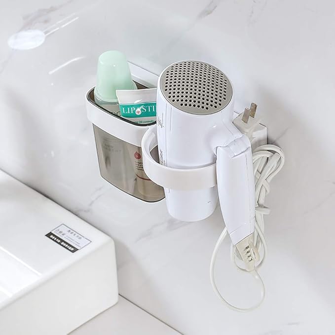 Mosmat - Soporte para secador de Pelo fijado a la Pared con ...