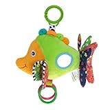 Stroller Baby Toys Stuffed Animals - Wingingkids Baby Toy Touch and Feel Toy for Infants Car Seat Toys Baby Fishing