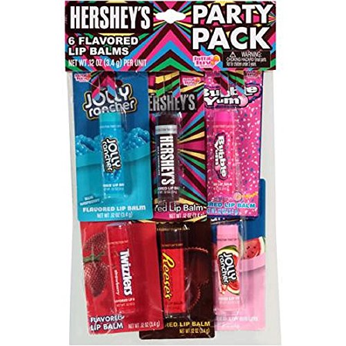 Hersheys Flavored Lip Balms, 0.12 oz, 6 Count