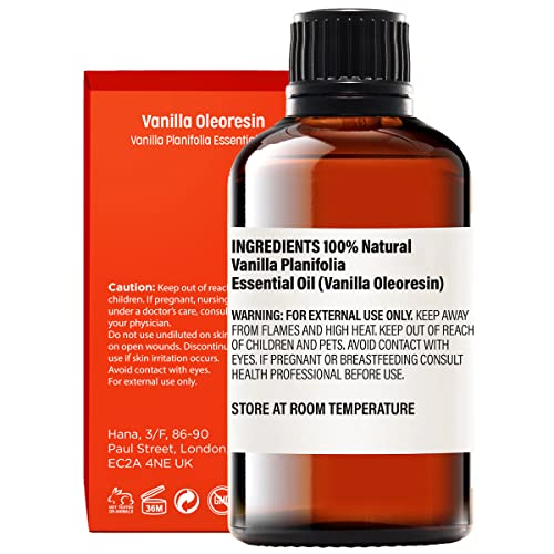 H’ana Pure Vanilla Essential Oil for Diffuser & Skin (1 fl oz) 100