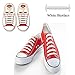LattoGe No Tie Silicone Shoelaces Lace Lock Bands for Kids, Adults Athletic Running Shoe Laces,Seakers (Kids Size White) …