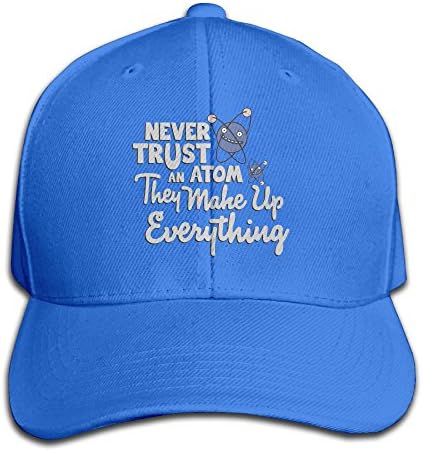 Never Trust An Atom Snapback 100% Cotton Made