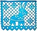 Muunek Cinco de Mayo Fiesta Papel Picado Plastic Banner 18ft Mexican Party Decoration