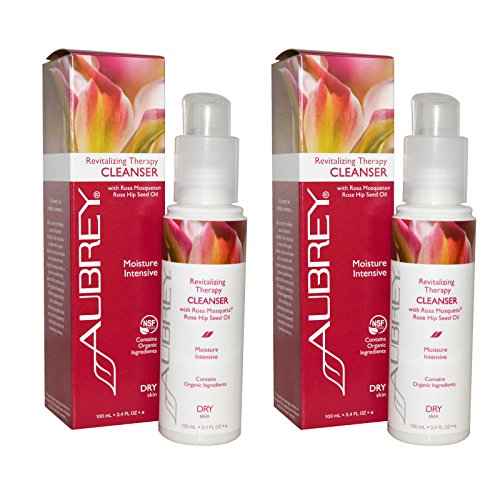 Aubrey Organics Revitalizing Therapy Cleanser With Rosa Mosqueta Rose Hip Seed Oil for Dry Skin