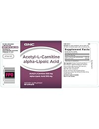 GNC acetilo-l-carnitine alpha-lipoic Acid