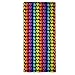 Wildkin Kids Sleeping Bags for Boys and Girls, Measures 66 x 30 x 1.5 Inches, Cotton Blend Materials Sleeping Bag for Kids, Ideal Size for Parties, Camping & Overnight Travel (Rainbow Hearts)