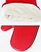 Honla Silicone Oven Mitts,Heat Resistant to 500 F,1 Pair of Non Slip Kitchen Oven Gloves for Cooking,Baking,Grilling,Barbecue Potholders,Red