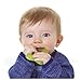 Nuby Silicone Teethe-EEZ Teether with Bristles, Includes Hygienic Case, Green (Pack of 1)