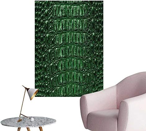 Wall Decoration Wall Stickers Crocodile Bone Skin Pattern Dangerous Animals Luxury Lifestyle Illustration Gre Print Artwork,20"W x 36"L