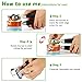 Can Opener Manual, Food Grade Stainless Steel Heavy Duty Opener with Smooth Edge, Ergonomic with Soft Grips Handle Anti-slip Hand Grip, Safe and Efficient Opening, Handy Can Opener, Mysterious Black