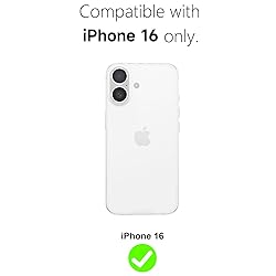 Svanove for iPhone 16 Case Silicone, Glossy Soft