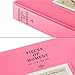 CAIUL 64 Pockets Film Photo Album Compatible with Fujiflm Instax Mini Film 12 11 7s 8 8+ 9 25 26 50s 70 90, Flamingo Pink