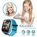 Smart Watch for Kids, Kids Phone Watch with Camera, Qilampe GPS Tracker Game Watch Support Calls Touchscreen Anti-lost SOS Bracelet Children Holiday Birthday Gifts(SIM Card Not Included)