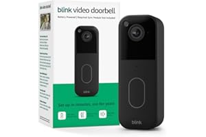 Blink Video Doorbell (newest model) – Head-to-toe HD view, two-year battery life, and simple setup. Required Sync Module not