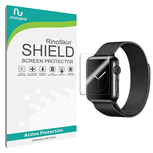 Apple-Watch-38mm-Series-1-Series-2-Series-3-Screen-Protector-6-PACK-Military-Grade-RinoGear-Sport-Premium-HD-Invisible-Clear-Shield-w-Lifetime-Replacements