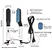 Beard straightener for men, Weeloloe ionic beard straightening comb for curly beard and styling hair-Universal voltage beard straightener brushthumb 2
