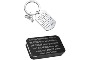 FUSTMW Biker Keychain Ride Safe Gift Motorcycle Gift Keychain May Your Guardian Angel Ride with You New Driver Gift for Biker (biker-01)