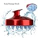Shampoo Brush Scalp Massager, Scalp Massage Brush Silicone Soft Comb for Scalp Care, Hair Scalp Brush for Men, Women & Kids - Red