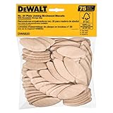 DEWALT DW6820 No. 20 Size Joining Biscuits (75 Pieces)