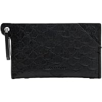 AllSaints Men's Makoto Chain Card Holder Black One Size at Amazon