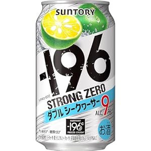 -196℃ ストロングゼロ ダブルシークヮーサー 350ml 24本 [サントリー チューハイ]