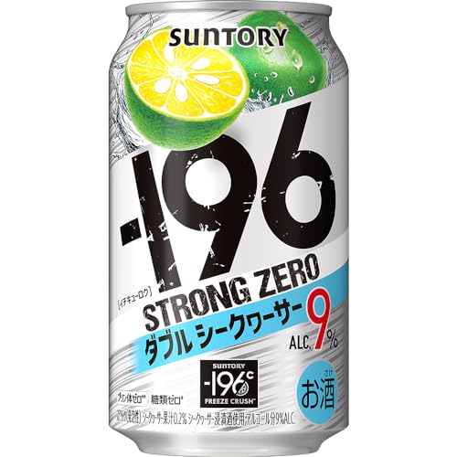 サントリー-196℃ ストロングゼロ ダブルシークヮーサー [ チューハイ 350ml×24本 ]商品画像