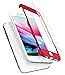 Spigen Thin Fit 360 Designed for Apple iPhone 7 Plus Case (2016) 2 Tempered Glass Screen Protectors Included - Red