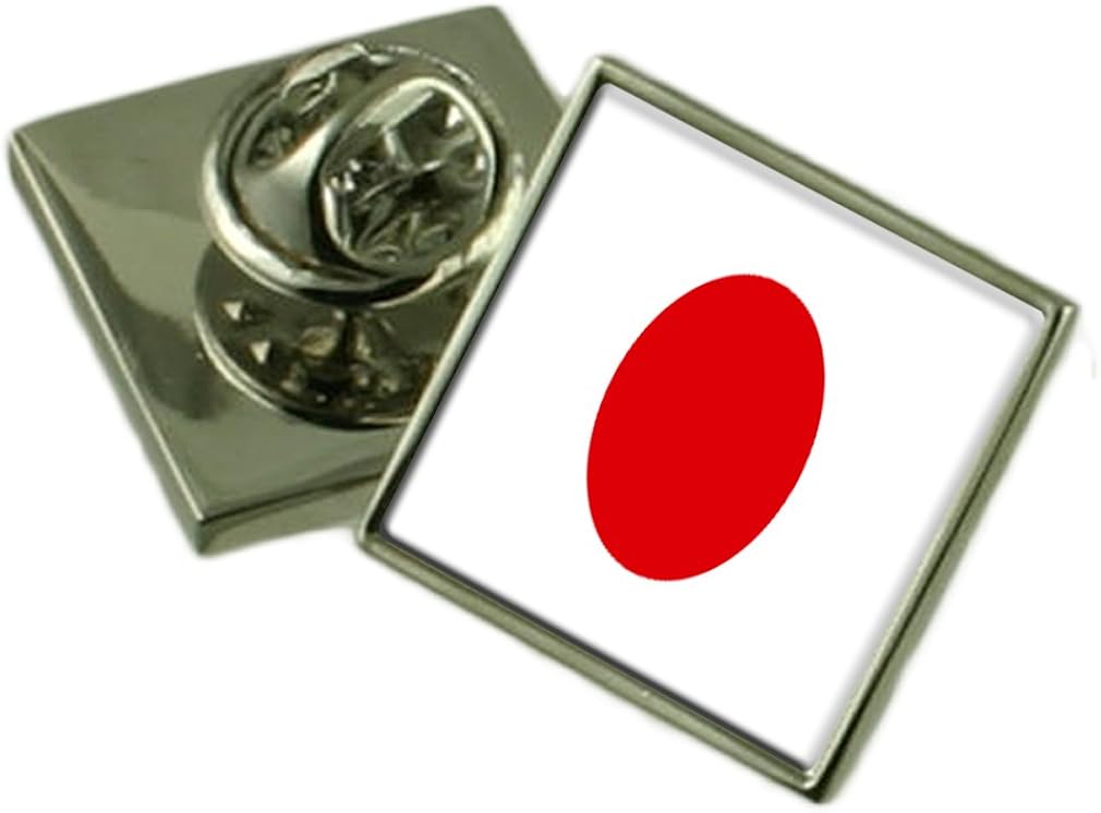 Japan Lapel Pin Badge Engraved Personalised Box Clothing