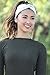 CYBER MONDAY SALE! - Premium Headband for Women Material, Sweat Wicking, Best Looking Head Band for Fashion, Yoga and Exercise - Love It Guaranteed! (White)