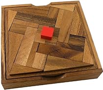 Impossible Square Wooden Puzzle Brain Teaser
