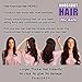Knockout Hair 20-Inch Halo Hair Extensions, Fiber Wavy, 150 Grams