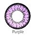 Women Multi-color Cute Charm and Attractive Fashion Contact Lenses Cosmetic Makeup Eye Shadow - Violet 2 By Dream TM