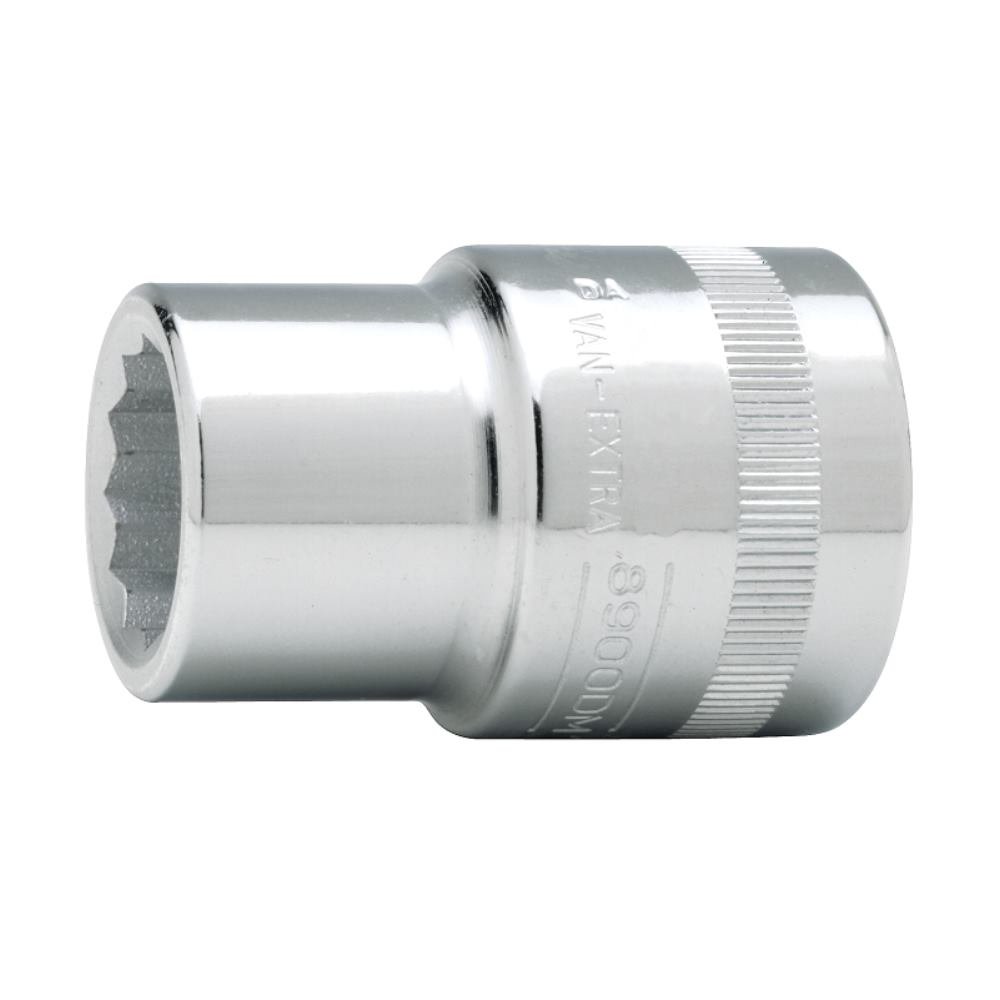 Bahco 8900DZ-1 Standard Length Socket, Silver, 3/4 Bi-Hex 1-Inch