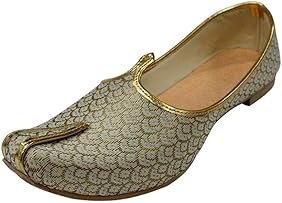 Stop n Style Mens Cream Gold Handmade 