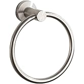 BGL Towel Ring Brushed Nickel, Bath Hand Towel Ring Stainless Steel Round Towel Holder for Bathroom