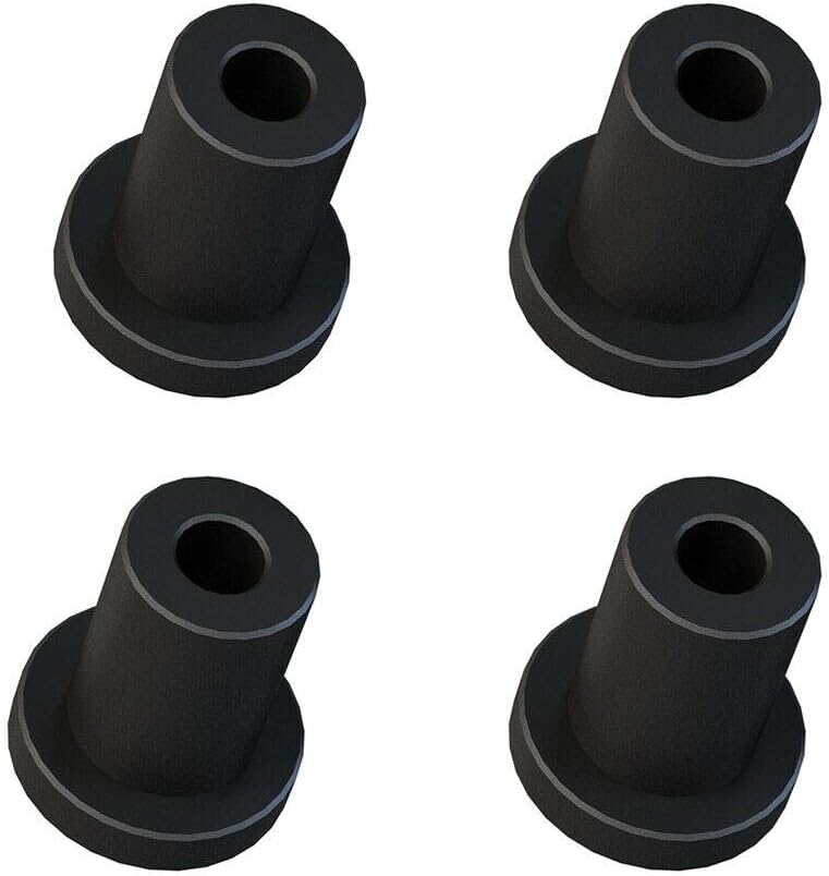 JUBEST 1-5/16in Matte Black Spacer Replacement Sliding Barn Door Hardware for Flat Track Set of 4