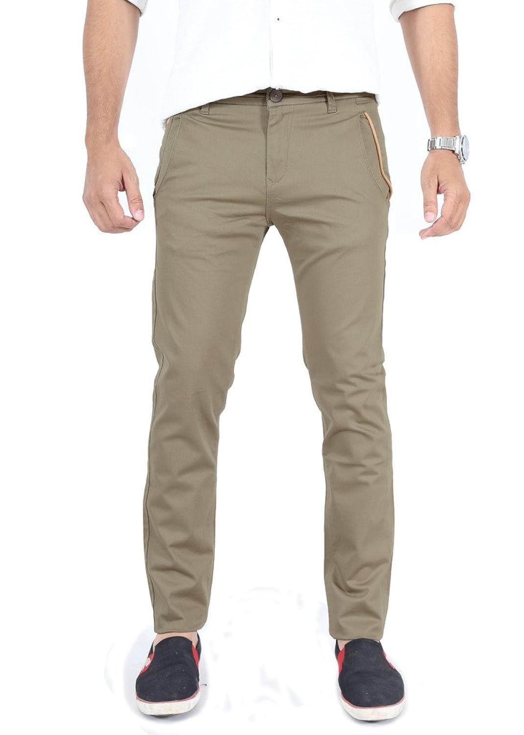 100% cotton lycra slim fit stretchable mens cheops by uber urban