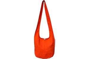 BENTHAI PRODUCTS BTP! Thai Monk Buddha Cotton Sling Crossbody Messenger Bag Shlouder Purse Hippie Hobo Medium